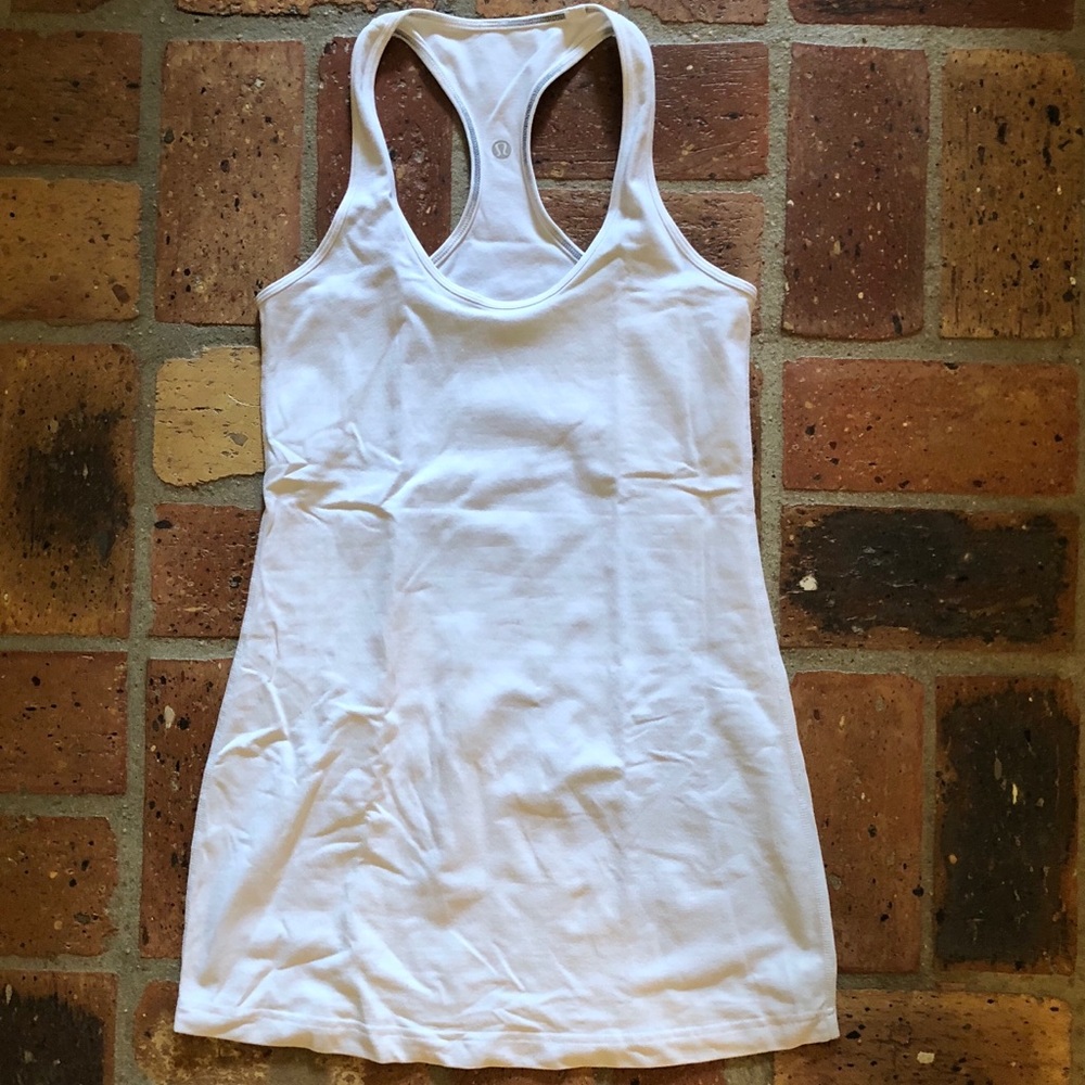 Lululemon white tank size 6